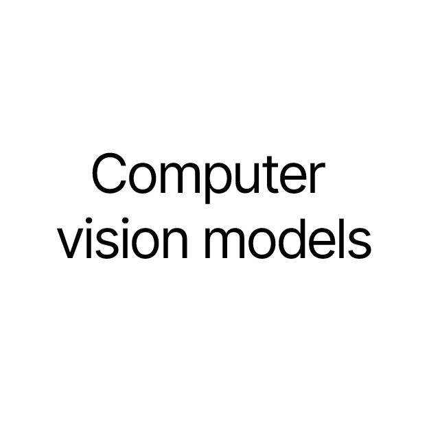 Computer vision models